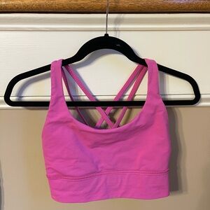 Lululemon Athletica Pink Sports Bra Intimates & Sleepwear